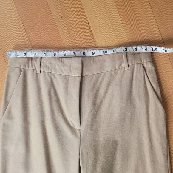 J Crew Hutton Trouser khaki 100% wool academia quiet luxury old money - Picture 10 of 14